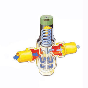 Vanne de régulation de pression à manivelle en laiton 3/4, vente directe d'usine Yuhuan, pour l'eau du robinet - Product Image 4