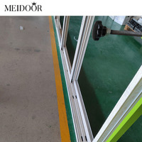 Fenêtres coulissantes en aluminium à double vitrage isolant pour maison, style moderne simple, blanches, durables, insonorisées