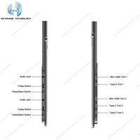 Moniteur portable pliable à double écran avec haut-parleur intégré pour usage professionnel OEM 15,6 pouces FHD 1080P Type C IPS 60 Hz Écran LCD 60 Hz