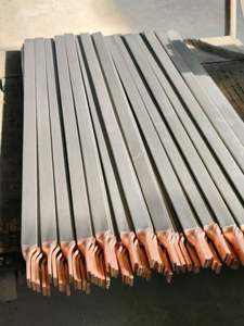 Varilla conductora de cobre y titanio personalizada, suministro de fábrica, barra de cobre revestida de titanio, varilla de ánodo de cobre revestida de <span class=keywords><strong>Ti</strong></span> para electroobtención - Product Image 2