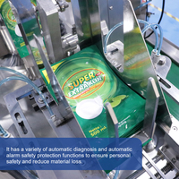 Machine d'emballage de sachets pré-fabriqués à fermeture éclair à haute vitesse contrôlée par écran tactile Finalwe pour matériaux granulaires