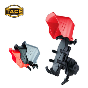 Universal Motorcycle Phone Mount with Sunshade, Anti-Theft Shockproof Phone Holder for Scooter - Product Image 6