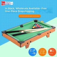 Table de billard miniature multifonctionnelle en bois MDF avec plateau en ardoise et patins en caoutchouc pour enfants