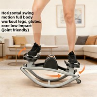 Mini stepper portable de style coréen Lingxi en forme de U, compact, pour la maison, pour amincir les jambes, appareil de fitness pour les exercices de step, capacité de 100 kg