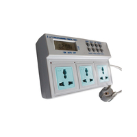 Unidad de Distribución de Energía (PDU) Inteligente 3 en 1 de Buena Calidad, Temporizador Digital Programable, Enchufe Multiusos para Rack de Servidores