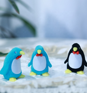 YUANQI Cute Solid Velvet <strong>Penguin</strong> Shape Bow Tie Installation Embossed Printing Children's Day Gifting <strong>Jewelry</strong> Packaging <strong>Box</strong> - Product Image 2