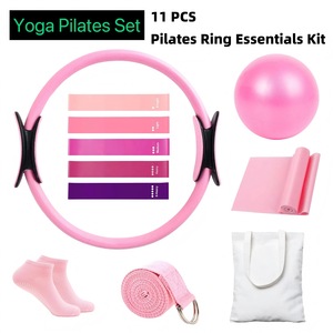 Kit Complet de Yoga et Pilates pour Femmes : Anneau, Chaussettes, Ballon et Bande de Résistance – Combinaison Libre, Marque OEM Modèle SQYGST03, Fabriqué en Chine, Taille 38 - Product Image 2