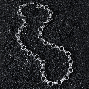 Nuevo Collar de Cadena con Diseño Geométrico Simple y Moderno, Estilo Hiphop, Chapado en Oro, para Hombre, Joyería de Moda - Product Image 1