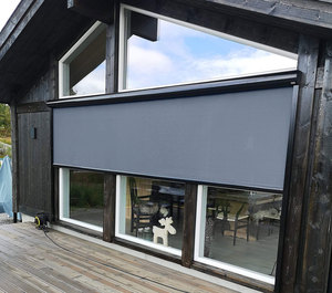 Tende <span class=keywords><strong>a</strong></span> <span class=keywords><strong>Rullo</strong></span> Motorizzate Elettriche su Misura di Grandi Dimensioni, Ignifughe e Antivento, per Esterni, Patio e Finestre con Sistema Zip Track - Product Image 6