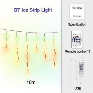 Cortina de Luces LED con Cambio de Color, Versión BT, 10m - Product Image 4