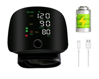 Tensiomètre numérique rechargeable, tensiomètre électronique, tensiomètre au poignet, montre tensiomètre, appareil numérique pour la tension artérielle