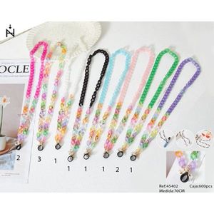 Catena in plastica per occhiali 70 cm con chiusura a tre vie, multicolore - Product Image 1
