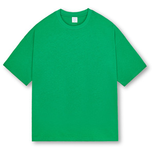 Nouvelle Arrivée 2026 T-shirt Homme Col Rond en Pur Coton Coupe Ample Couleur Unie Anti-boulochage Style Vintage Américain Décontracté - Product Image 1