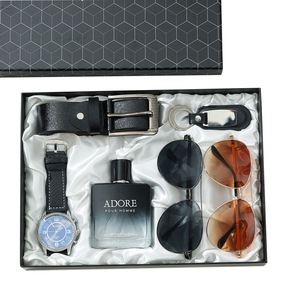 Set Regalo Uomo Transfrontaliero Modello M6611 <span class=keywords><strong>per</strong></span> San Valentino e Qixi Festival - Orologio, Cintura e Portafoglio Pratici <span class=keywords><strong>per</strong></span> <span class=keywords><strong>Marito</strong></span> - Product Image 5