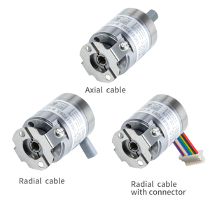 K16 Incremental Hollow <strong>Shaft</strong> Blind Hole 3mm Optical Encoder 160-11520ppr TTL HTL <strong>Output</strong> IP50 5V-30V 16Bit Multi-Turn Screw Mount - Product Image 2