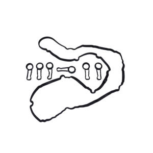 Piezas de Repuesto para Automóviles de Alta Calidad 11128515732, Sistema de Motor, Junta de Tapa de Válvulas 15-41288-01 para BMW N57 - Product Image 1