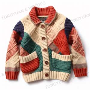 <span class=keywords><strong>Pull</strong></span> en laine pour enfants, nouveau style 2024, meilleur cardigan pour garçon et fille, vêtements pour bébé - Product Image 2