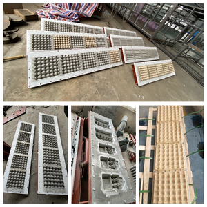Machine de moulage de pâte à papier de marque Fuyuan d'occasion, 31 kW, pour la production de barquettes à œufs et de cartons pour les petites entreprises, utilisation <span class=keywords><strong>en</strong></span> élevage de poulets - Product Image 4