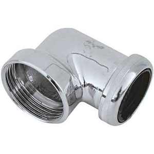 ขั้วต่อโครเมี่ยม90 ° 1 \ "1/4 \" เครื่องมือหมุน - Product Image 1