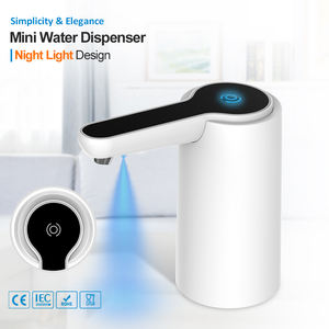 Pompa Elettrica USB Portatile per Erogazione Acqua con Stile a Gru, Un Solo Pulsante e LED Blu per Test di Qualità dell'Acqua in Bottiglia - Product Image 2