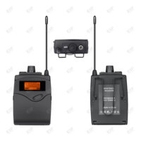 Sistema de Monitoreo Inalámbrico Intrauditivo EIF DS200/DS300, Conector XLR, Micrófono de Karaoke, Sin Batería/Cable de Datos, 3 Meses-1 Año