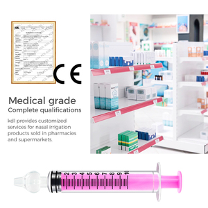 2025 KDL ชุดจมูกสำหรับเด็กผลิต5ชิ้นชุดสีสันสดใสปราศจากสาร BPA เข็มฉีดยาใช้<span class=keywords><strong>ล้าง</strong></span>จมูก - Product Image 5