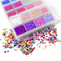 9000 pièces/boîte 28 couleurs verre Miyuki ensemble de perles de rocaille boîte emballage à grille individuelle pour bijoux à bricoler soi-même Bracelet Kit de fabrication