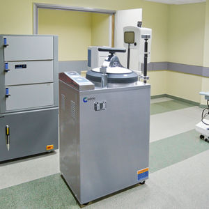 Esterilizador Vertical a Vapor con Vacío Pulsante Clase B de 75L, Función de Secado al Vacío, <span class=keywords><strong>Autoclave</strong></span> con Volante para Laboratorio y Hospital - Product Image 1