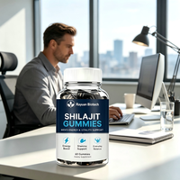 Gomitas de Shilajit con Piperina y Zinc, Sin Azúcar, Naturales, Fabricación por Contrato, Marca Blanca, con Pimienta Negra