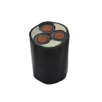 1,8/3kV 3,6/6kV Conductor de cobre XLPE Aislamiento Funda de PVC Cable no blindado de 3 núcleos