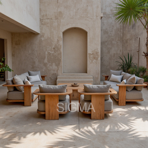 Vente chaude Sigma <span class=keywords><strong>Furniture</strong></span> Ensemble de mobilier d'extérieur Canapés de jardin Meubles de maison Chaise longue de soleil Chaise d'appoint Salas Para Interior - Product Image 1