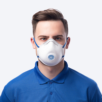 Masque FFP1 à vente directe - Respirateur jetable EN149 Anti-poussière 3 couches en tissu non tissé Valve d'expiration Modèle P811V