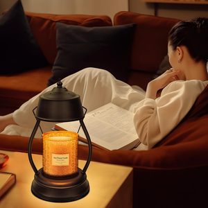 Lámpara Calentadora de Velas Decorativa para el Hogar, Estilo Retro, con Temporizador - Product Image 2