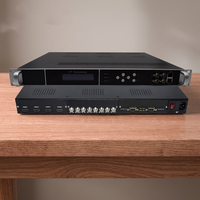 Modulateur d'encodeur modulaire Q2 à 24 tuners (DVB-S2/ISDB-T/DVB-C/DVB-T/ATSC) IRD 4/8/16/32 porteurs RF pour hôtels/secteur de la santé