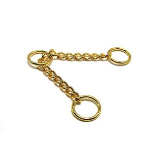 Collier de chien réglable en acier inoxydable 5/8 chaîne de martingale demi-chaîne de spectacle de starter pour collier de chien - Product Image 3