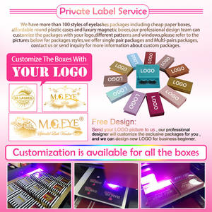 热卖睫毛盒貂皮睫毛包装假睫毛包装盒来样定做ODM闪光混合机制作精美 - Product Image 6