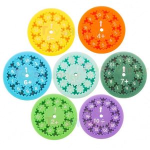 Juguetes Sensoriales de Silicona para Niños, Fidget Spinners, Juegos de Matemáticas para Aliviar el Estrés, Aprendizaje de Matemáticas - Product Image 1