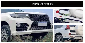 TKZCRST Factory Vehicle Modification Parts Facelift Body Kit For Toyota Prado Front Bumper 2010-2017 Upgrade To 2018 E Model