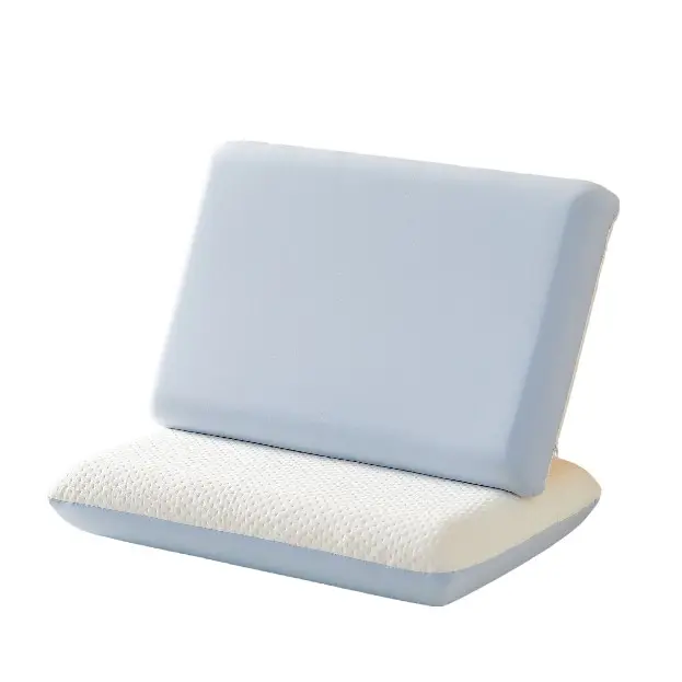 Atacado massagem látex popular algodão capa memória espuma travesseiro