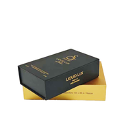 Boîte cadeau en papier écologique de luxe en gros, petite boîte à rabat avec fermeture magnétique, éponge personnalisable, portable, recyclable, luxe, écologique