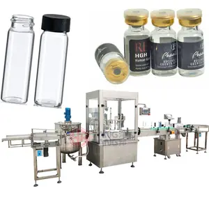 YB-Y2 Automatic Liquid Cartridge Perfume Oil Chemical Vial Test Tube Round Bottle Filling Capping Machine