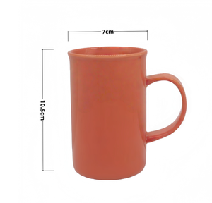 <b>Custom</b> Straight Sided Ceramic Mug, Tall Slim Solid Color Coffee <b>Cup</b> - Product Image 2