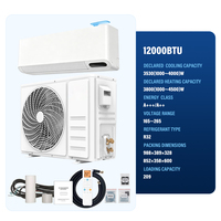 Climatiseur mural autonome à onduleur 12000 BTU R32 A+++ avec fonction air frais, fourni par l'usine OEM
