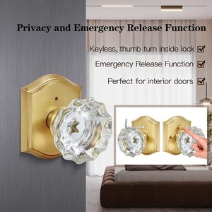 <span class=keywords><strong>Pomo</strong></span> de <span class=keywords><strong>Puerta</strong></span> Interior de Alta Calidad en Latón Satinado, con Cerradura, para Baño o Dormitorio, Estilo Tradicional, en Color Dorado - Product Image 3