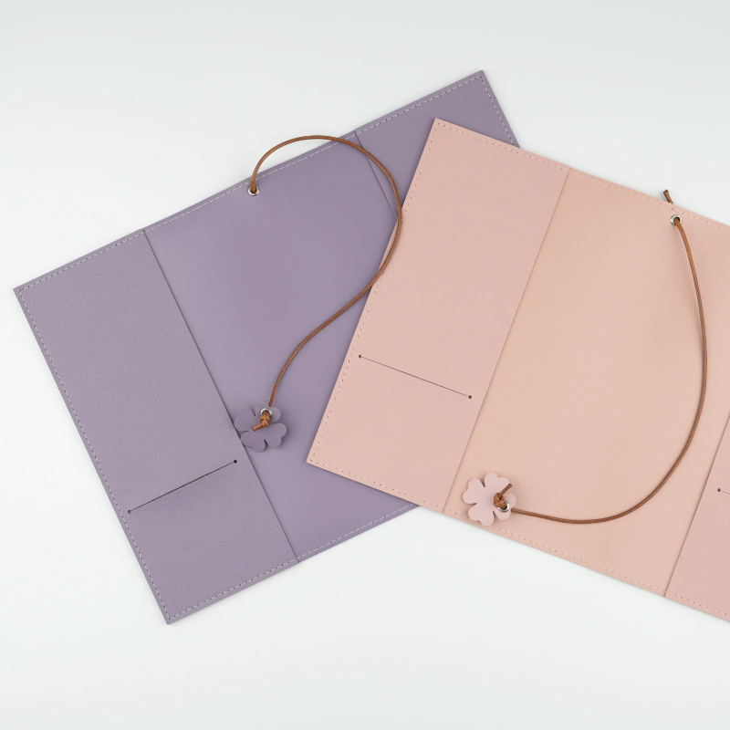 Simple Luxury PU Leather Book Cover