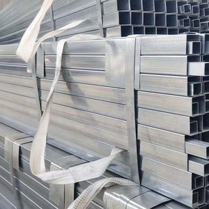Venta caliente Tubo cuadrado Pre galvanizado Tubo de acero galvanizado en caliente Tubo rectangular de hierro Precio para cocheras - Product Image 4