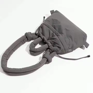 Sac à main léger en nylon pour femme avec cordon de serrage, logo personnalisé, sac à bandoulière - Product Image 2