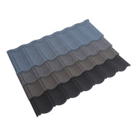 Tôles de toiture ondulées en acier zingué aluminisé, imperméables et isolées, type tuiles à sept vagues, pour toitures de villas et de maisons