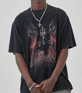 Camiseta de Alta Gama, Nuevo Estilo, de Diseñador, para Hombre, Moderna, Holgada, de Punto, Manga Larga/Corta, Informal, Deportiva, 100% Algodón - Product Image 1