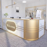 La réception de la réception de la réception peut être personnalisée avec logo et lumières LED, plusieurs tailles disponibles, support de personnalisation